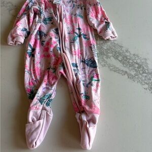 Bonds Pink and Green Kids Footie